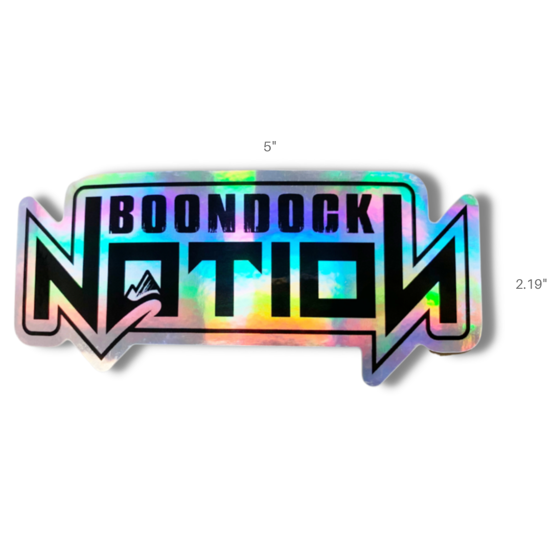 BN Logo Sticker – Holographic