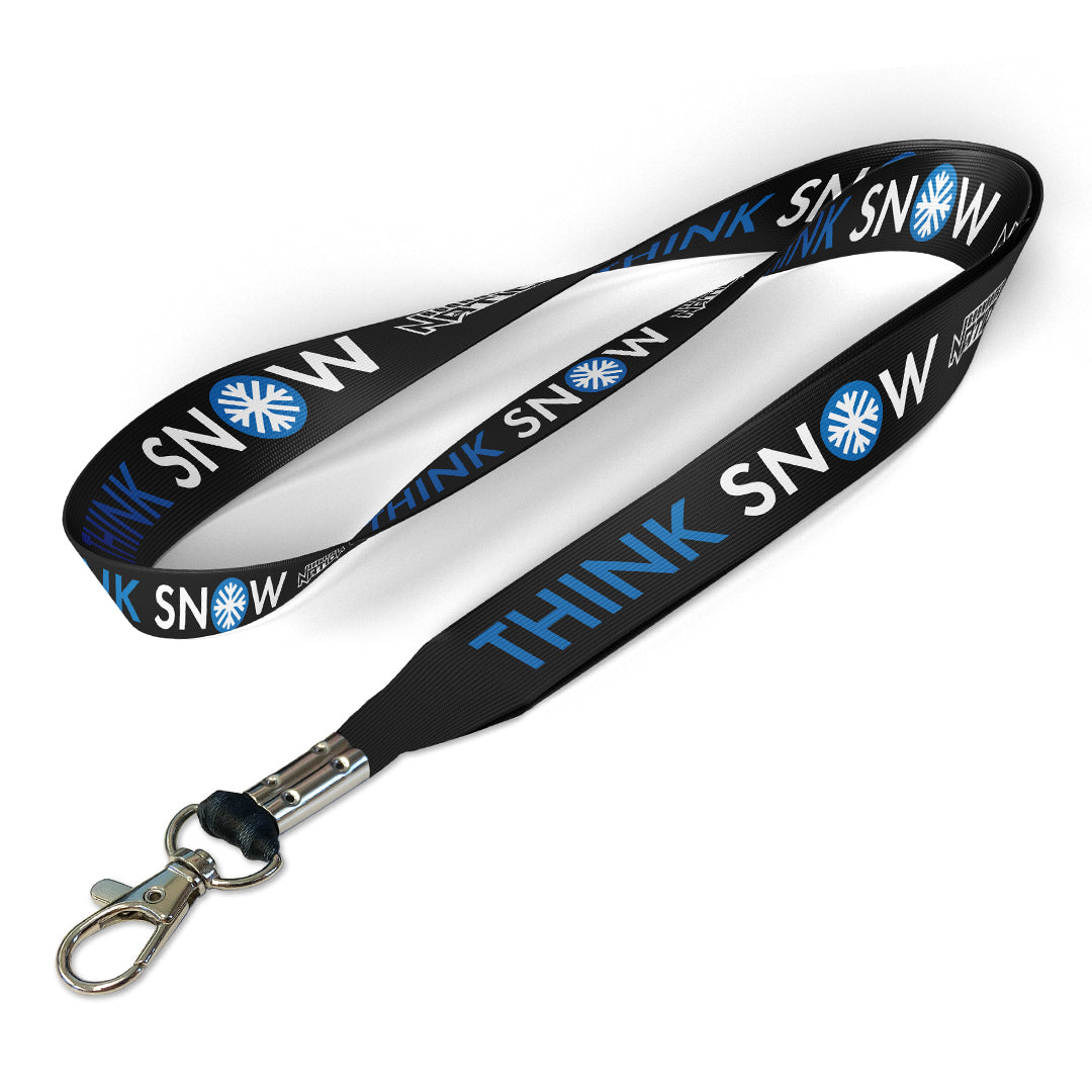 Think Snow Lanyard