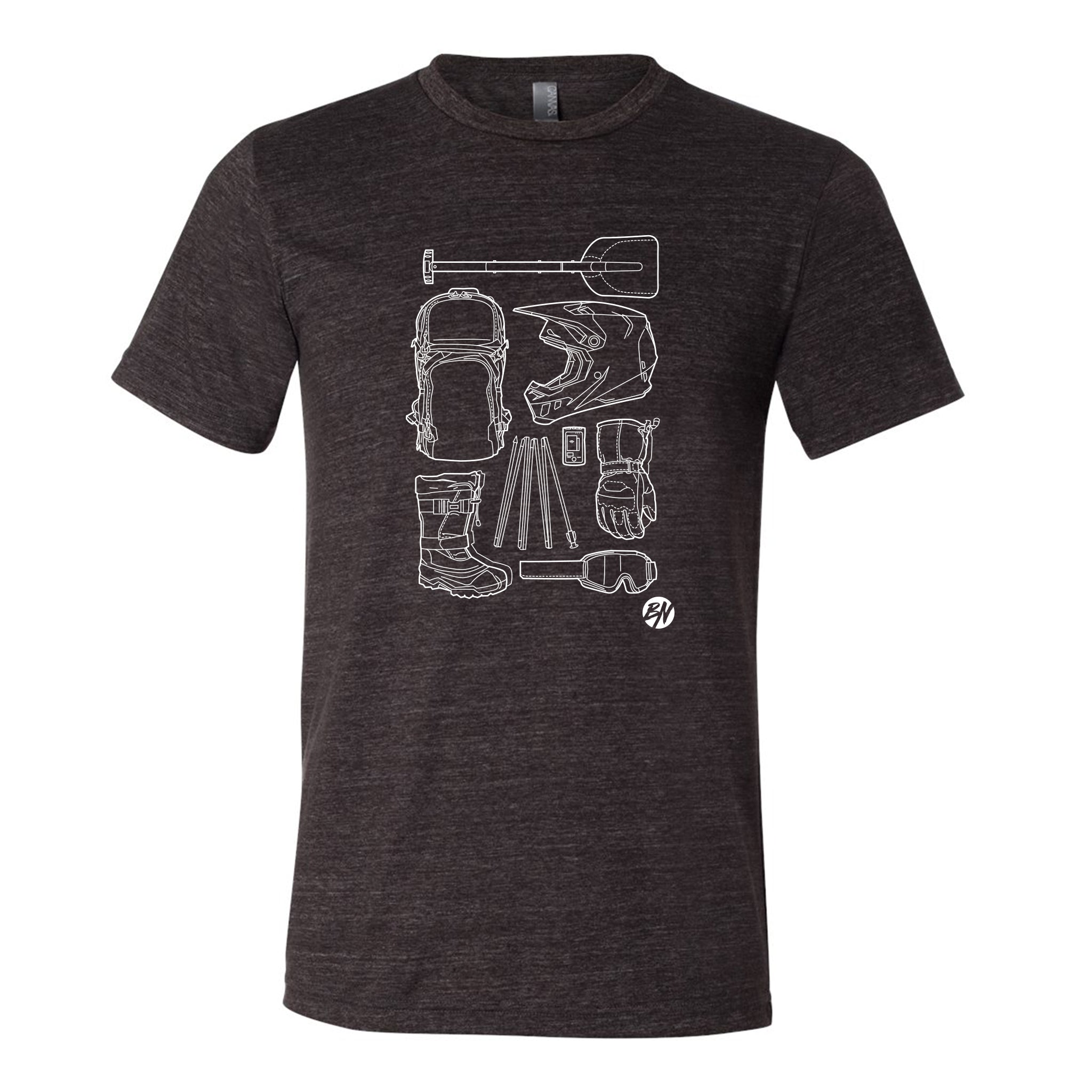 Gear Tee Charcoal