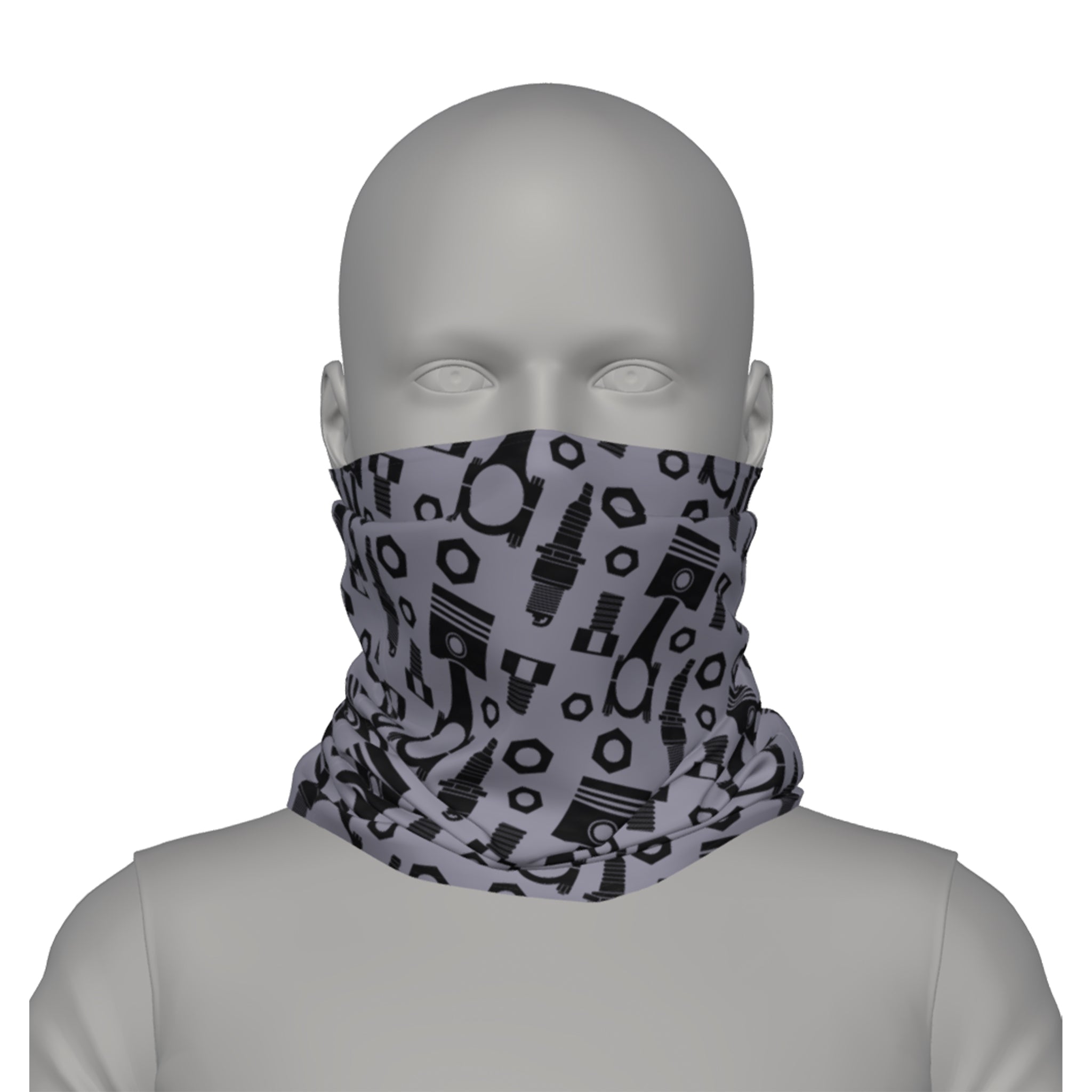 Neck Gaiter Black/Grey