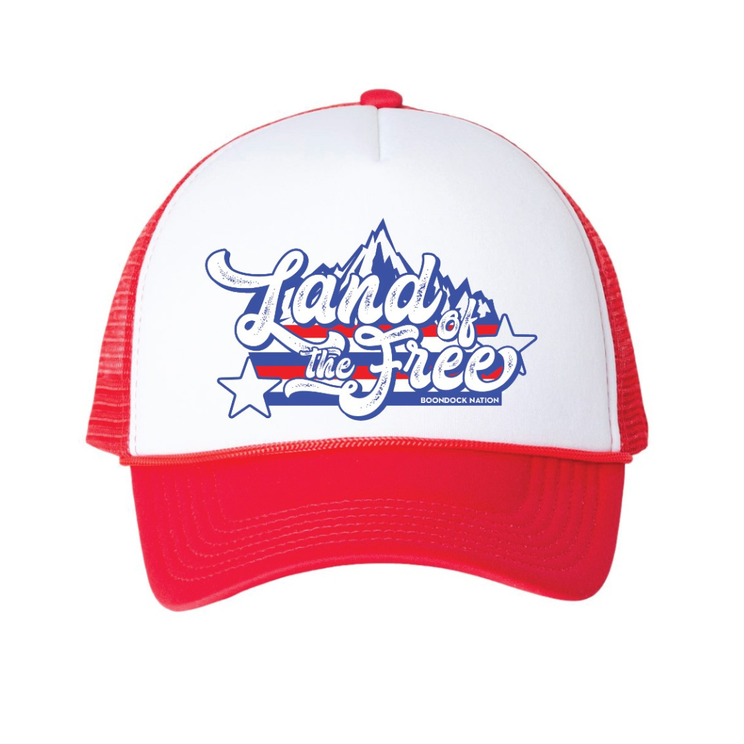 “Land of the Free” Foam Trucker Hat